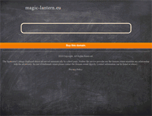 Tablet Screenshot of magic-lantern.eu